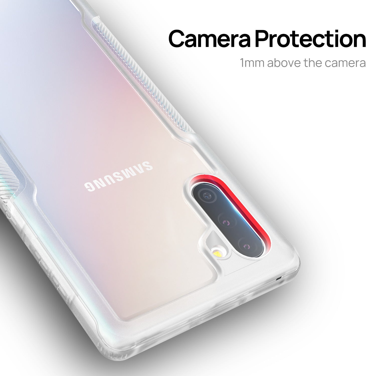 Mate 20 Pro Case Heavy Duty Shockproof Slim Clear Cover for Samsung-Clear
