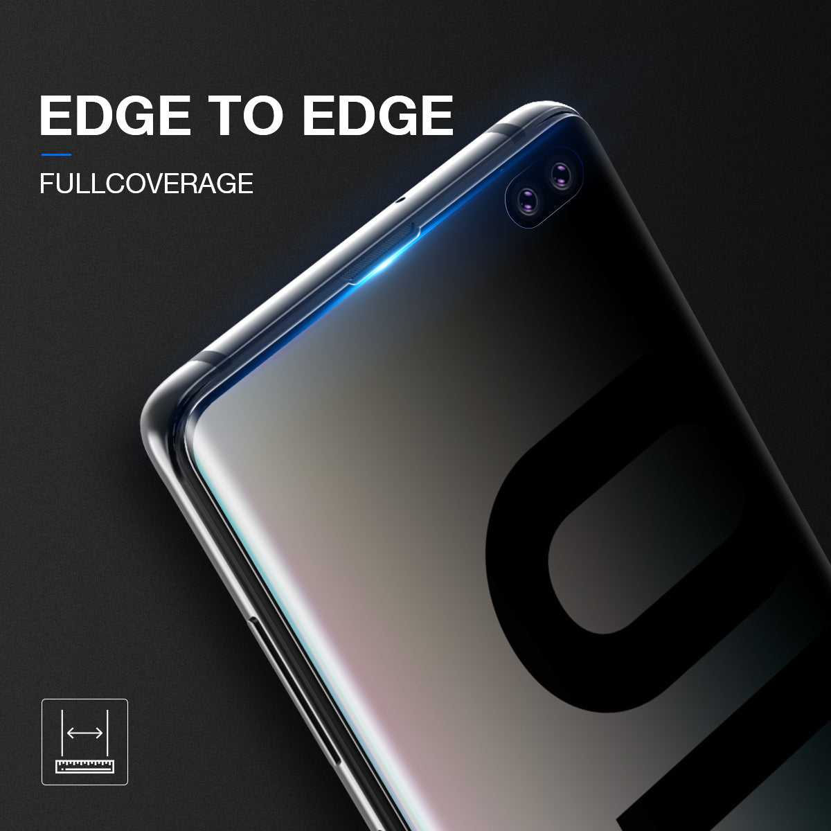 Anti Spy Privacy Film CaseFriendly Screen Protector For Galaxy S10 Plus