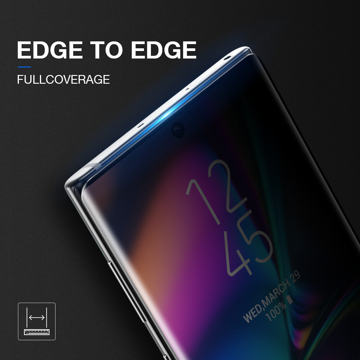 Anti Spy Privacy Film CaseFriendly Screen Protector For Galaxy Note 10 Plus