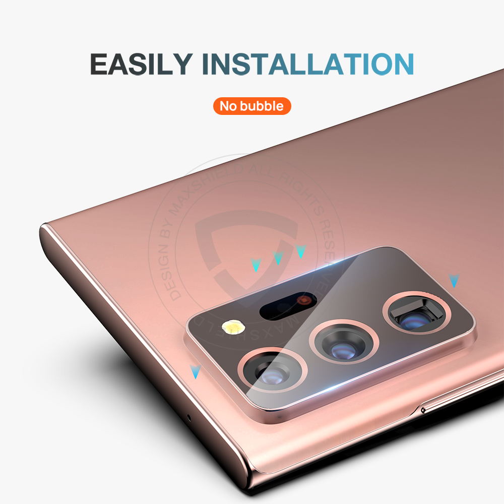 For Galaxy Note 20/Ultra 4G 5G MAXSHIELD Camera Lens Tempered Glass Protector