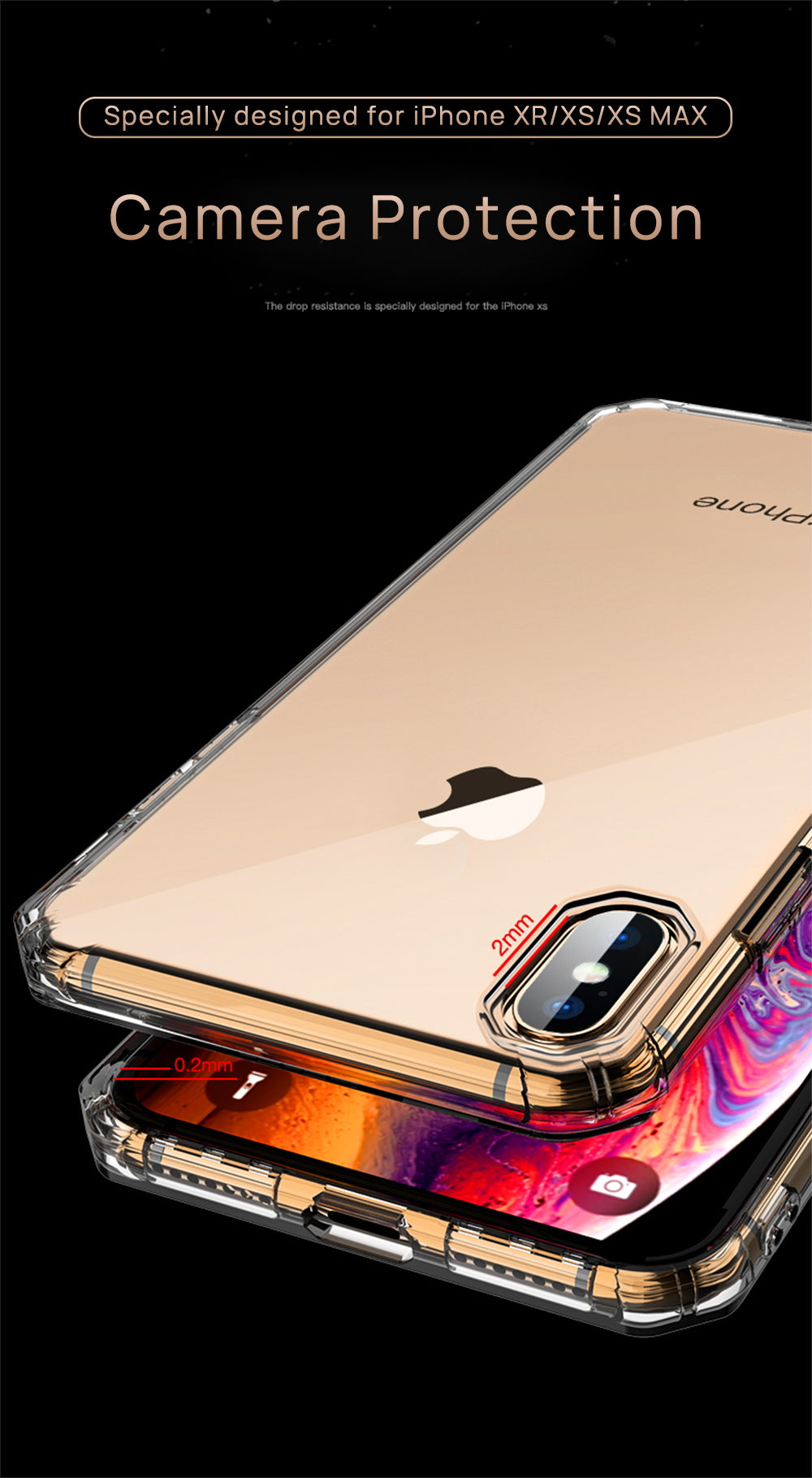 iPhone XS MAX Thin Soft Silicone Case Cover