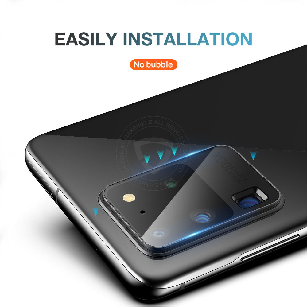 MAXSHIELD Galaxy S20 Camera Lens Tempered Glass Screen Protector