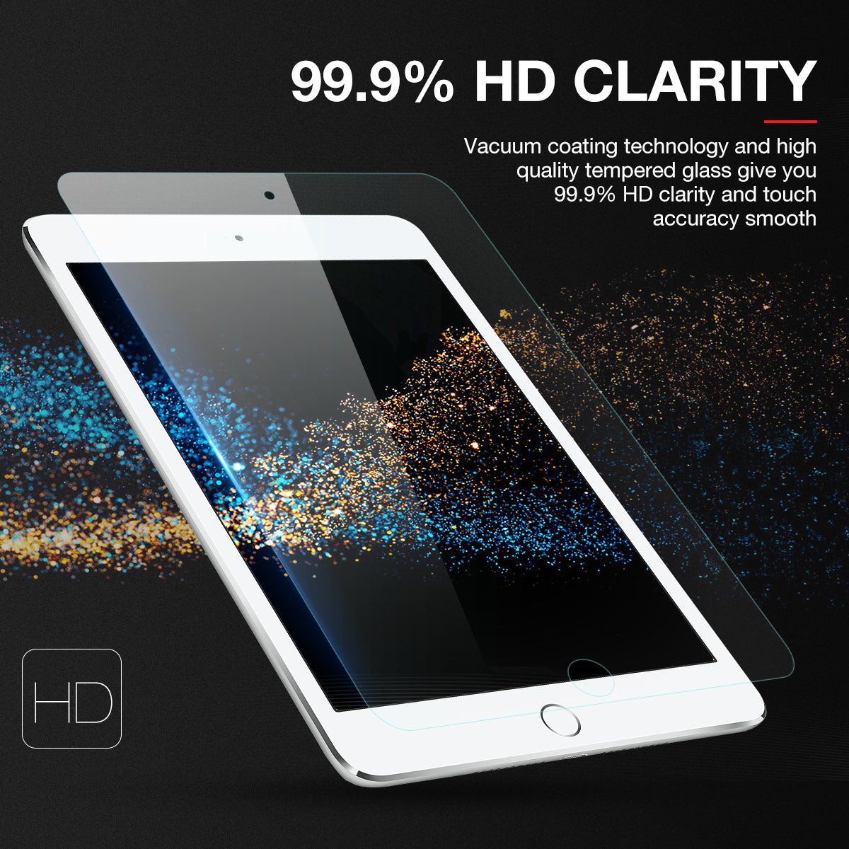 2 X Tempered Glass Screen Protector For Apple  iPad 2 3 4