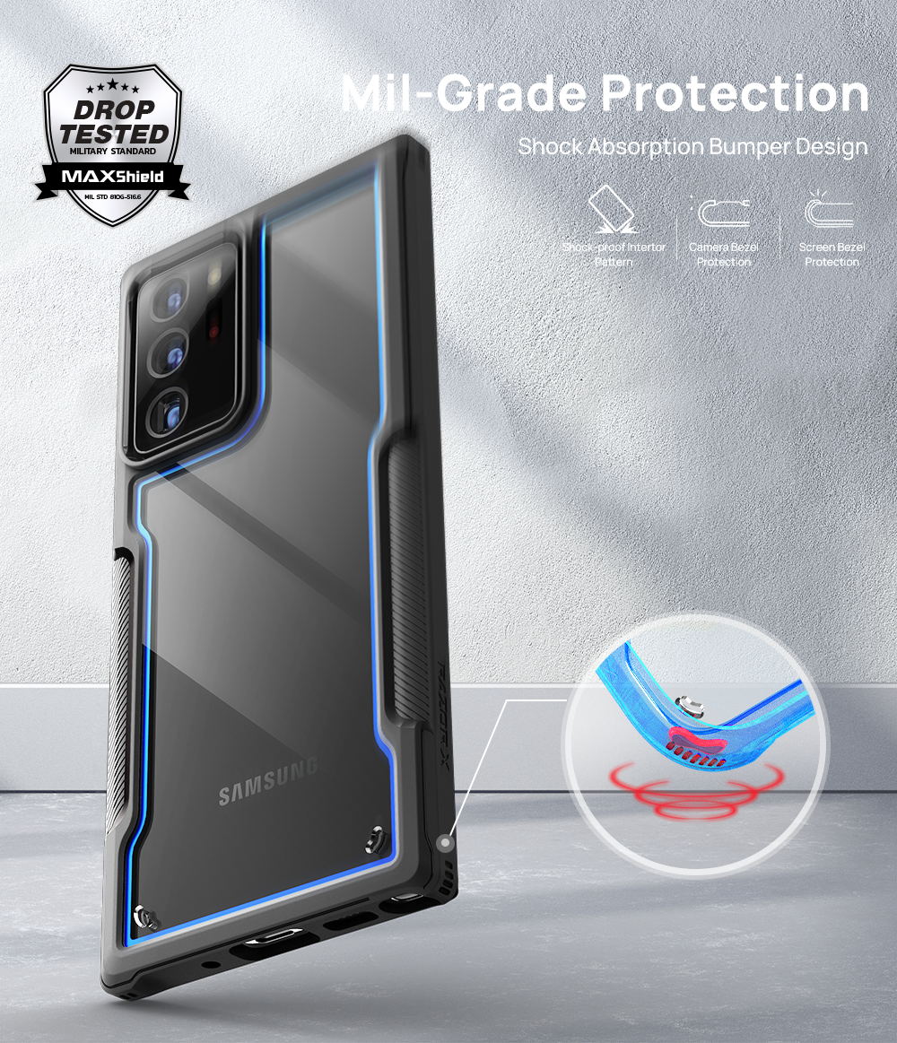 For Samsung Galaxy Note 20 Ultra Case Heavy Duty Shockproof Slim Clear Cover