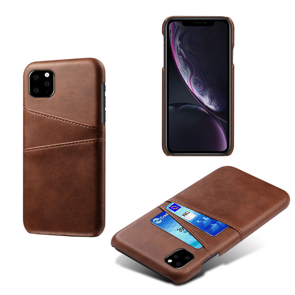 iPhone XI 11 Pro Max Wallet Case Leather Slim Layered Card Slot Cover