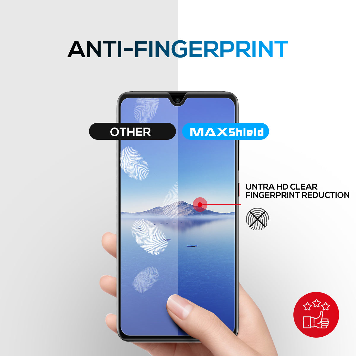 MAXSHIELD 3D Curved Tempered Glass Screen Protector For Huawei Mate 20