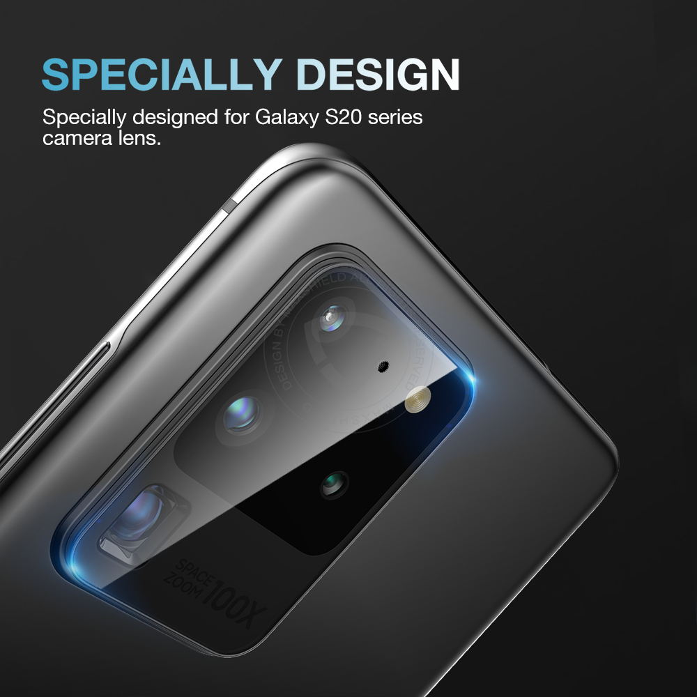 MAXSHIELD Galaxy S20 Camera Lens Tempered Glass Screen Protector