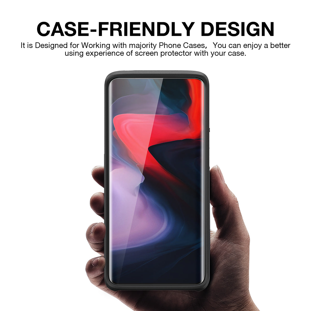 OnePlus 7 Pro Screen Protector, MaxShield HD Aqua Crystal for OnePlus 7 Pro