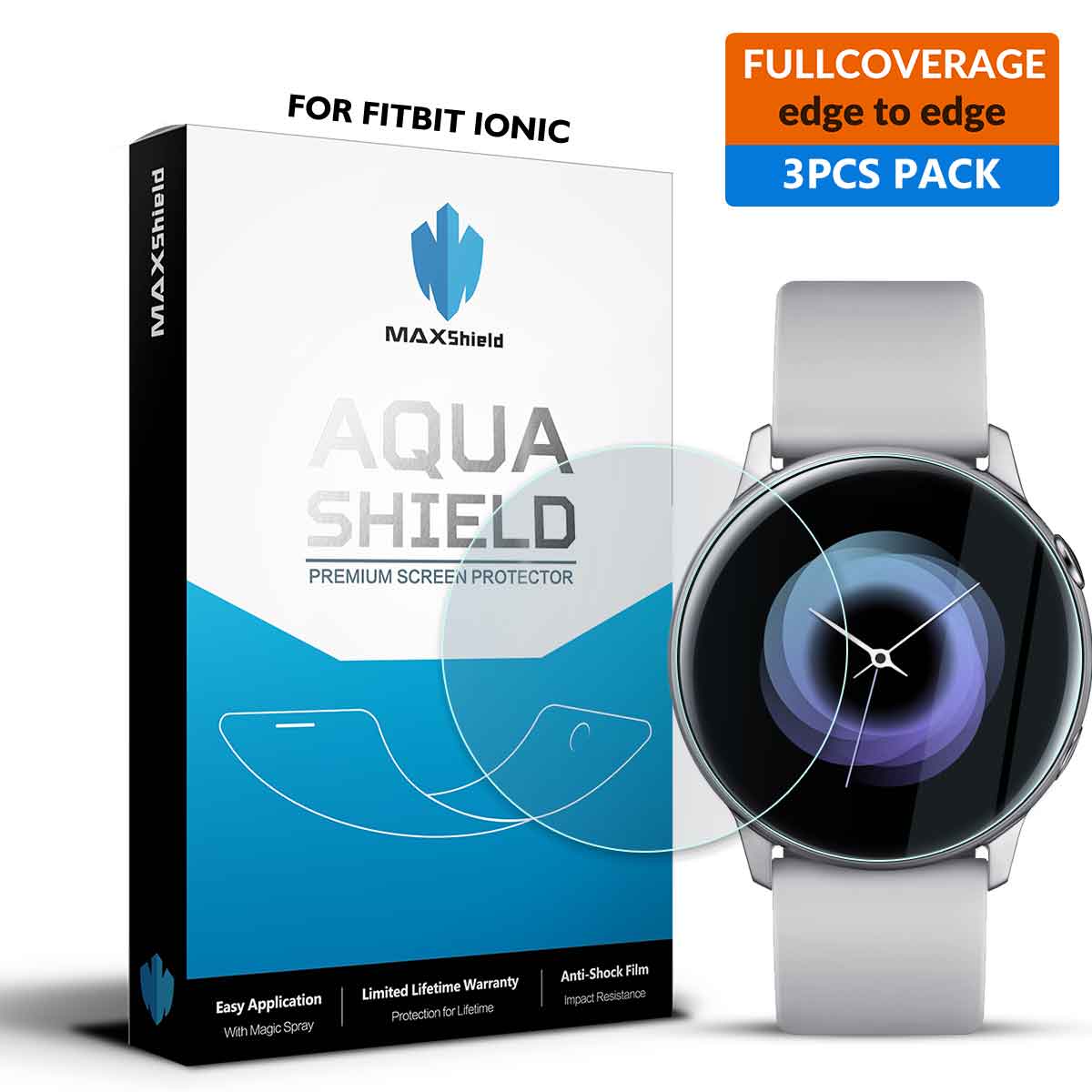 MaxShield Waterproof Screen Protector For Samsung Galaxy Active Watch