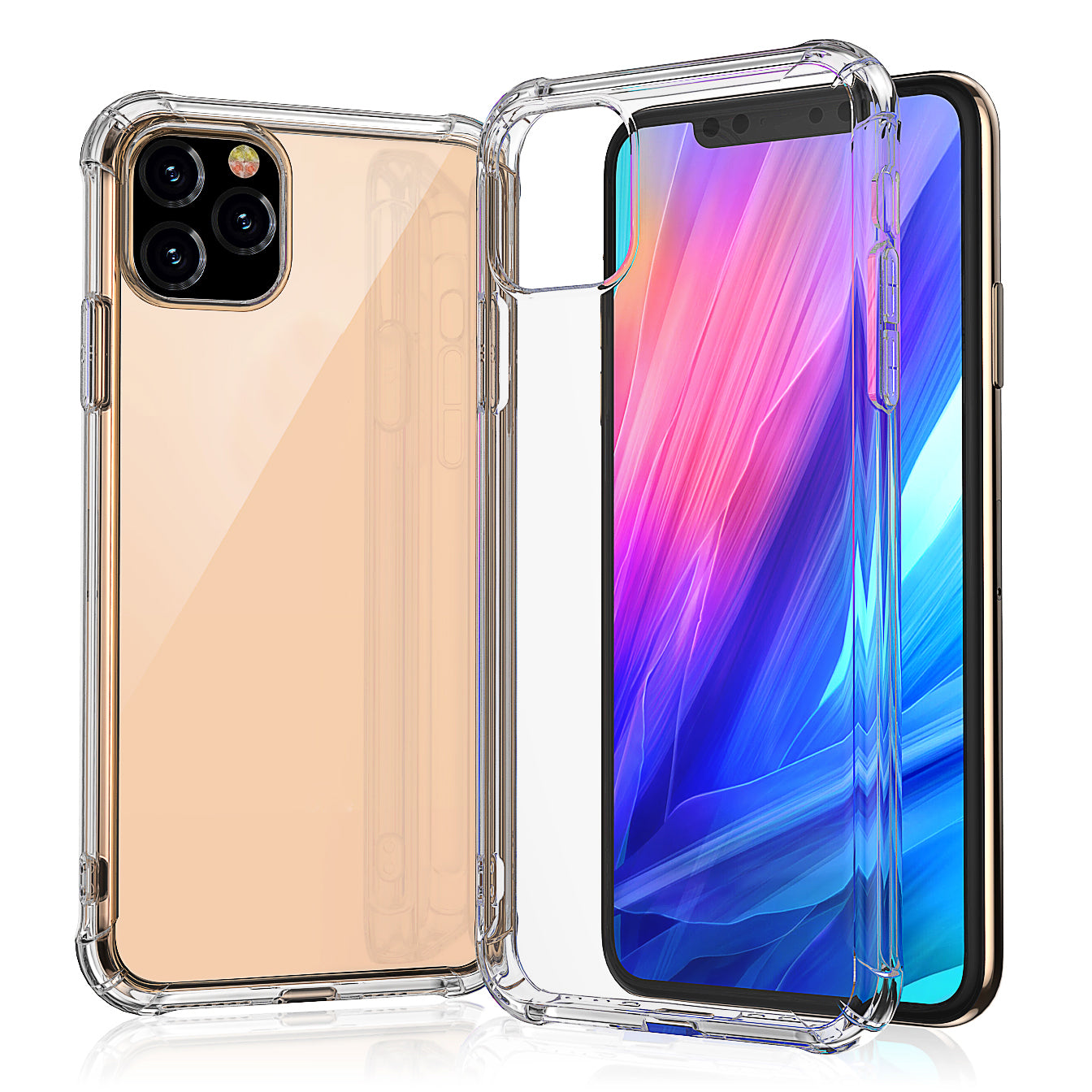 iPhone XI 11 Pro Max Case Clear Heavy Duty 2019 Shockproof TPU Bumper Cover