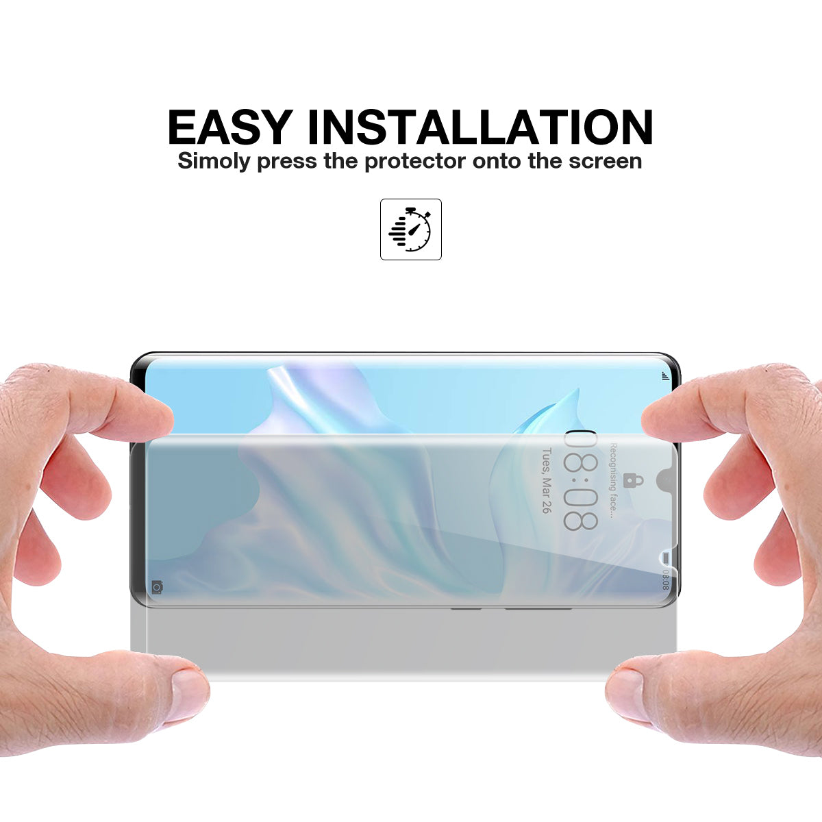 Anti Spy Privacy Film CaseFriendly Screen Protector For Huawei P30 Pro