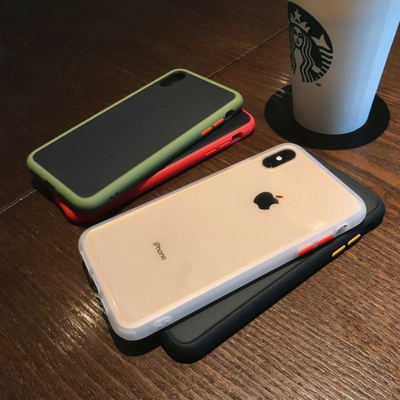 iPhone X/XS Bumper Case Clear Hard Shockproof Slim Hybrid Cover