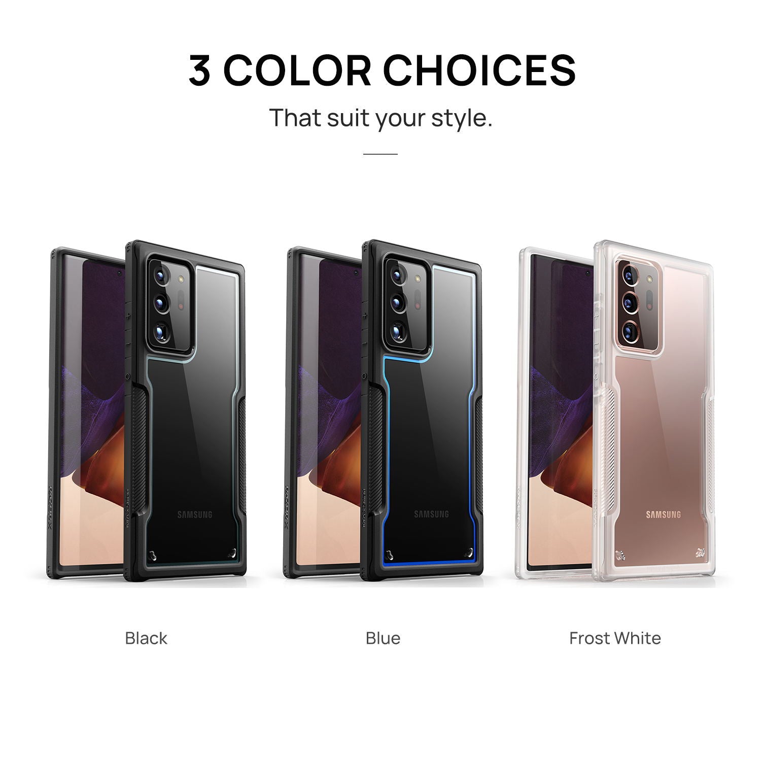 For Samsung Galaxy Note 20 Ultra Case Heavy Duty Shockproof Slim Clear Cover