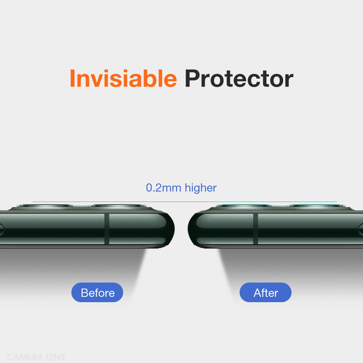 MAXSHIELD iPhone 11 Pro Camera Lens Tempered Glass Screen Protector