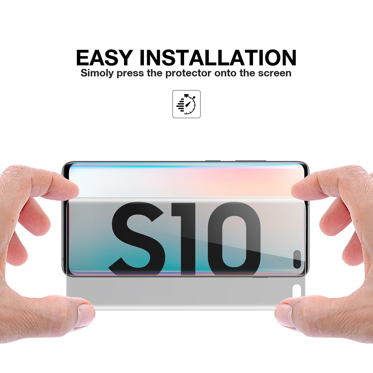 Anti Spy Privacy Film CaseFriendly Screen Protector For Galaxy S10 Plus