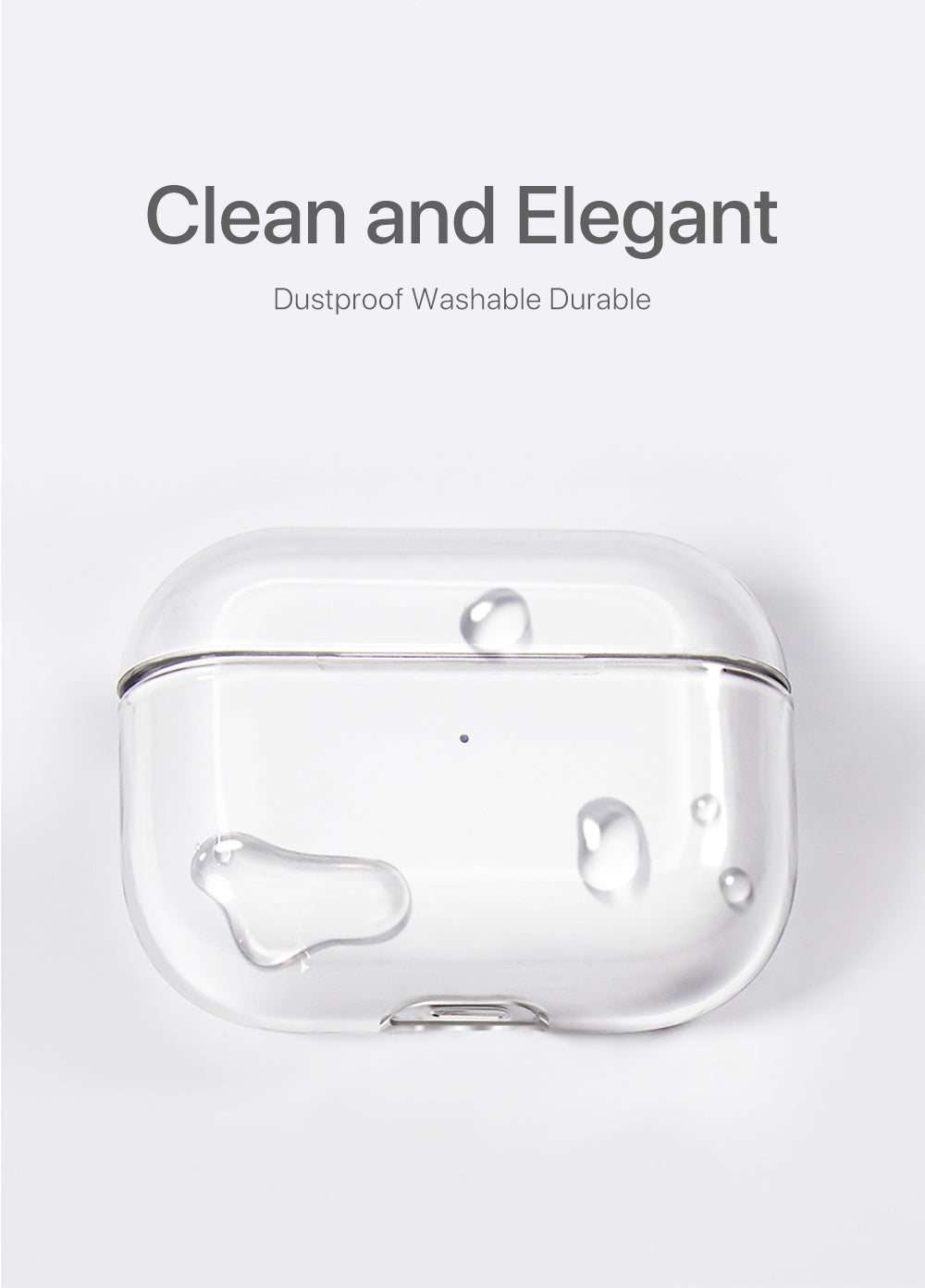 Apple AirPods Pro Case Cover Crystal Clear Hard Transparent Holder AirPod Case