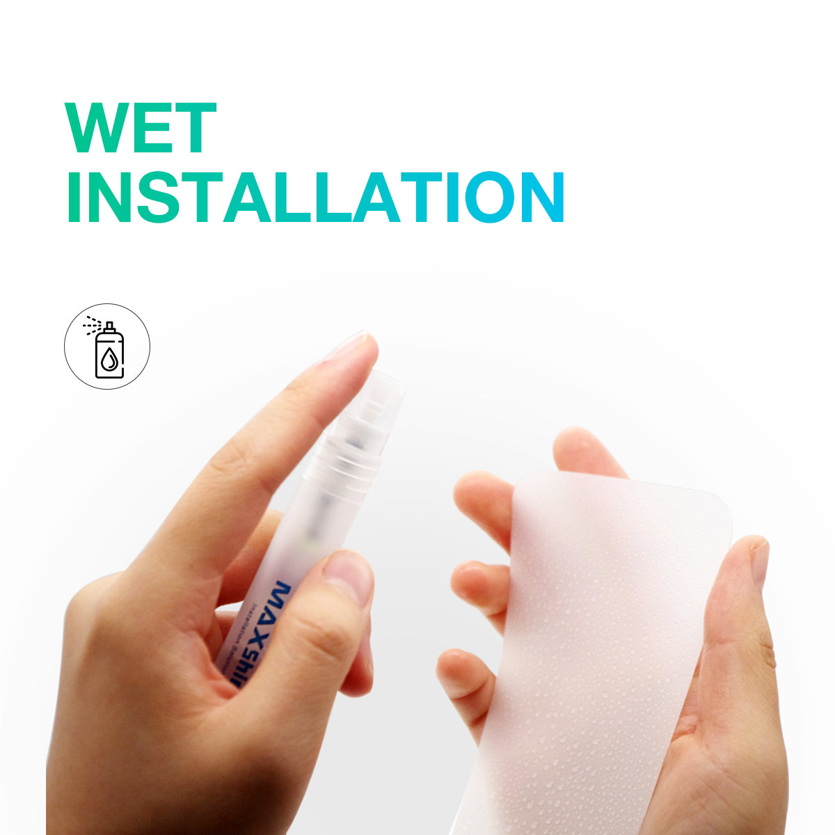 OnePlus 7 Pro Screen Protector, MaxShield HD Aqua Crystal for OnePlus 7 Pro