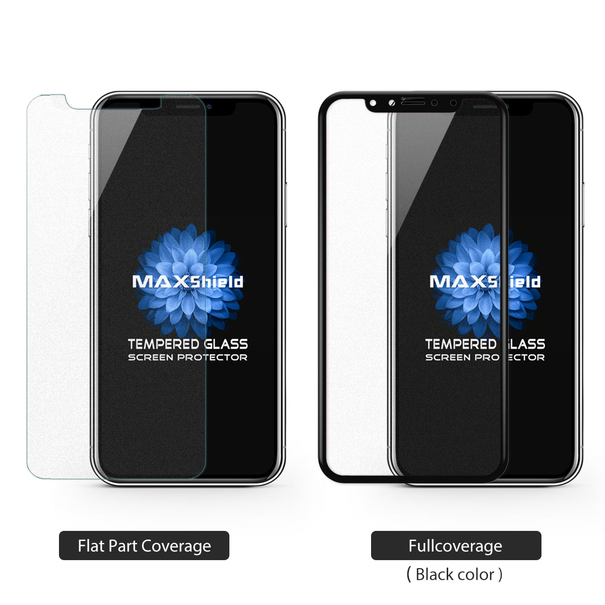 MAXSHIELD MATTE TEMPERED GLASS SCREEN PROTECTOR FOR APPLE iPhone X