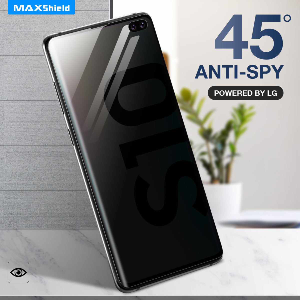 Anti Spy Privacy Film CaseFriendly Screen Protector For Galaxy S10 Plus