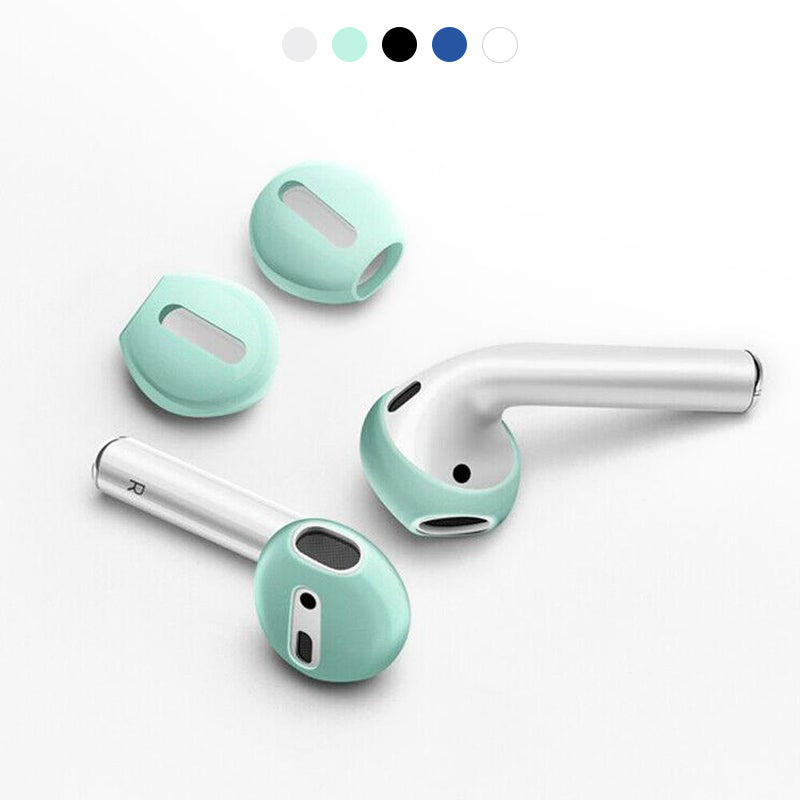 1 Pair For Apple Airpods Case Earpod Cover Ear Hook Earbuds Ear Tips silicone