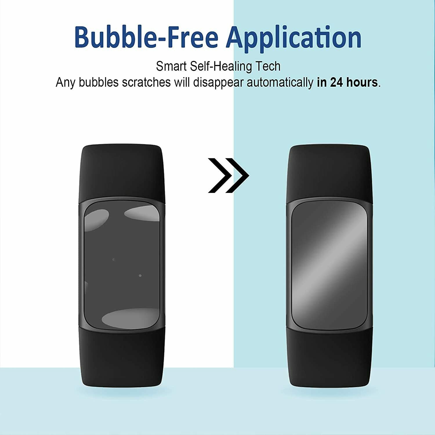 3X For Fitbit Charge 5 4 Full Coverage Hydrogel Crystal HD Film Screen Protector