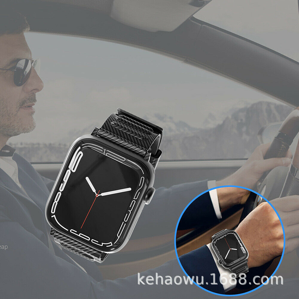 MaxShield For Apple Watch Series 7 41 45mm Band 360 Full Body Strap Case Cover