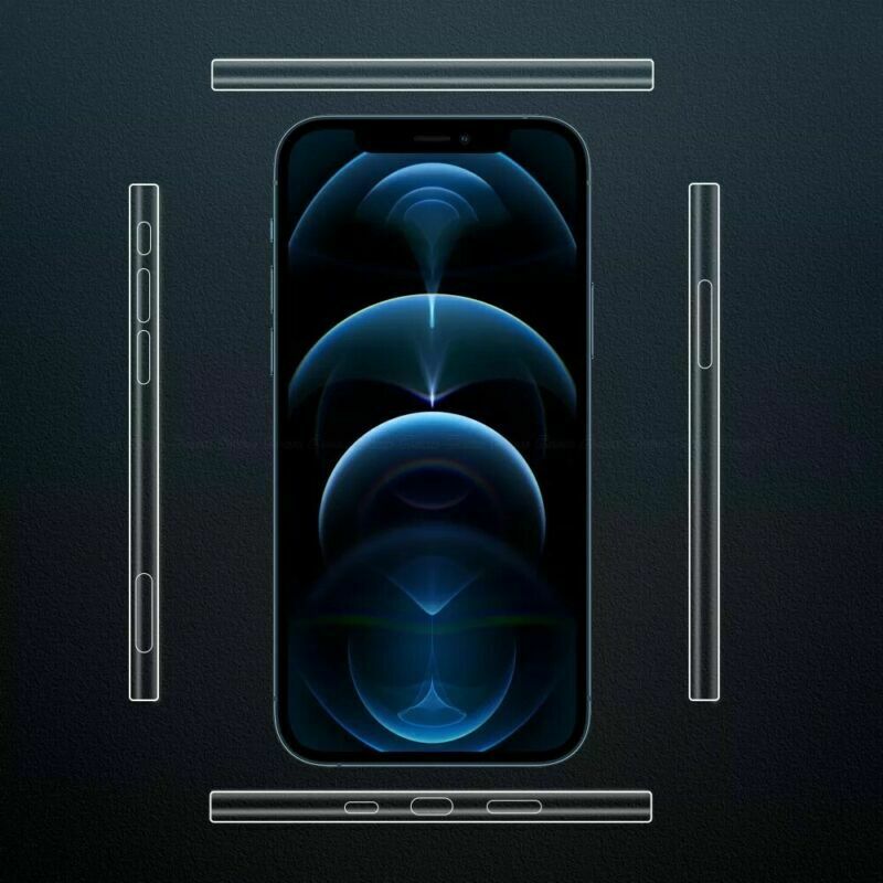 3X MAXSHIELD Fr iPhone 13 Pro MAX Mini Edge Sides Full Cover Screen Protector