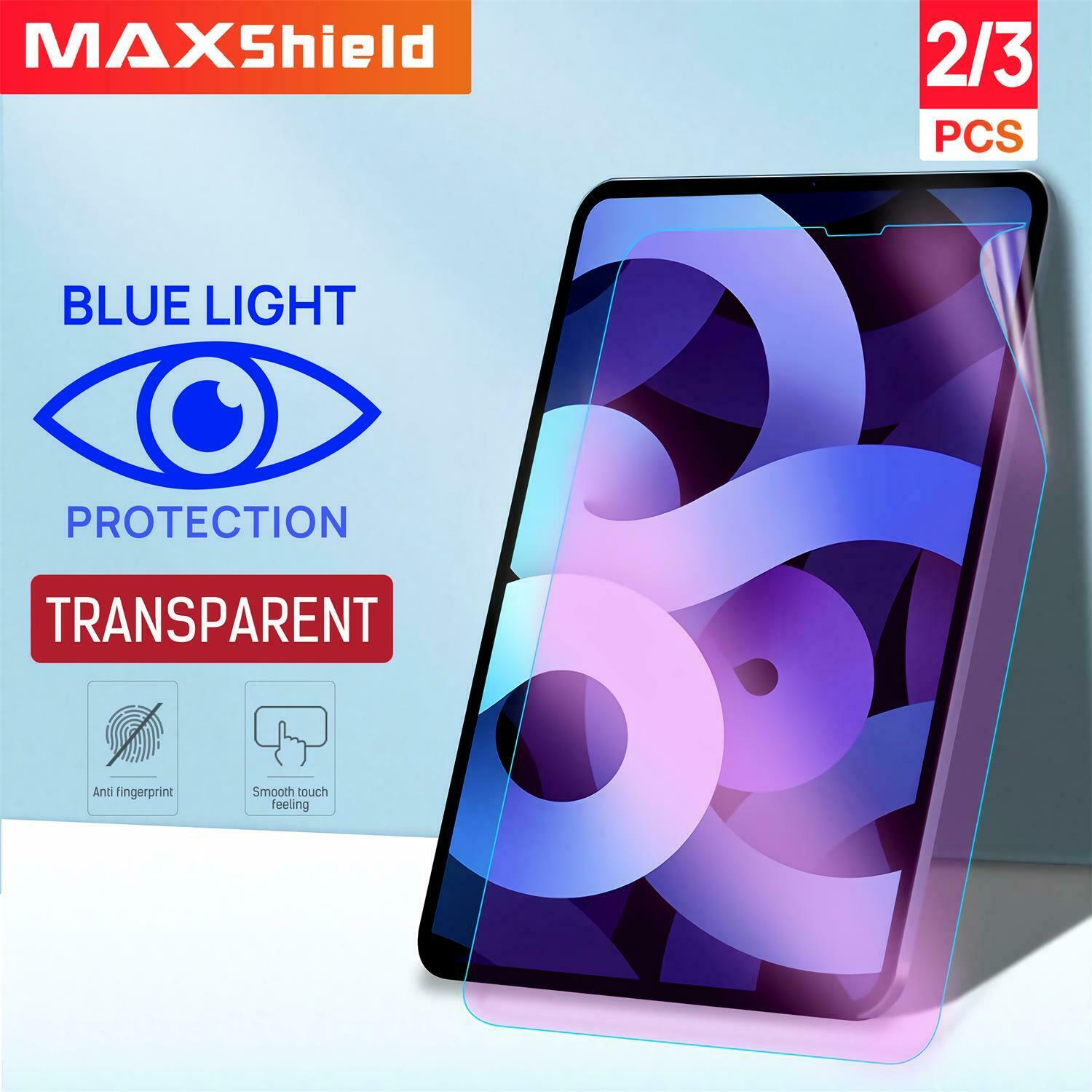 3X For Apple iPad Mini 6" 9th 10.2" Air 4 2021 Blue Light Screen Protector Flim