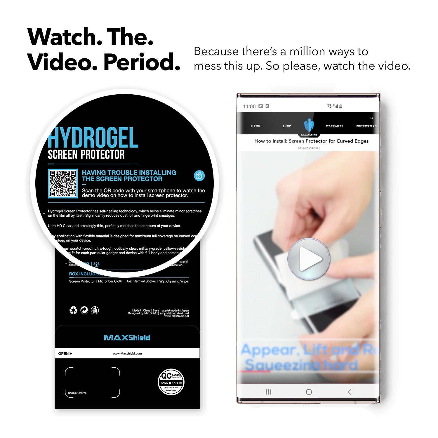 2X GALAXY NOTE 20 4G 5G MAXSHIELD Hydrogel Film Screen Protector