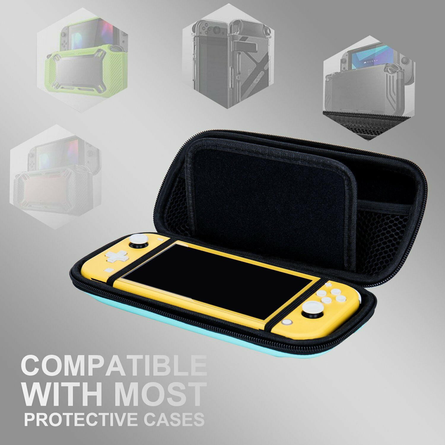 For Nintendo Switch Lite Case Hard Cover Protective Carry Travel Console Bag EVA