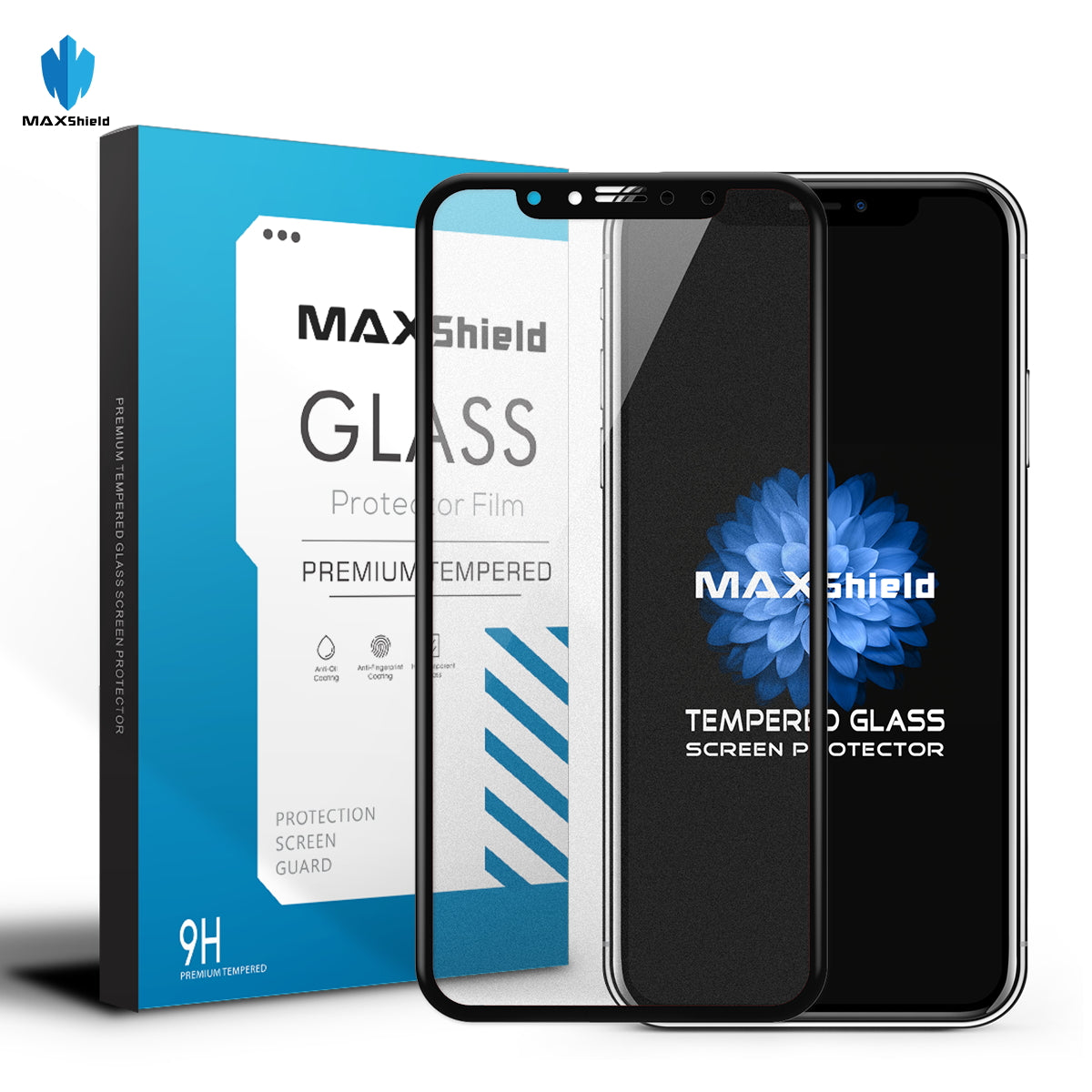 MAXSHIELD MATTE TEMPERED GLASS SCREEN PROTECTOR FOR APPLE iPhone X