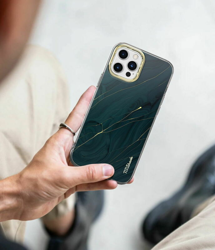 For Apple iPhone 12 6.1" Case Clear Slim Stylish Marble Shockproof Cover