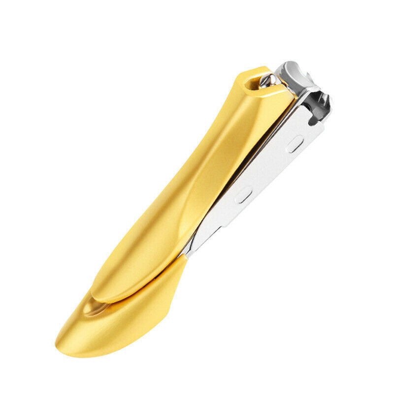 No Splash Toe Nail Clippers Nipper Pedicure Kit Heavy Duty For Thick Nail File