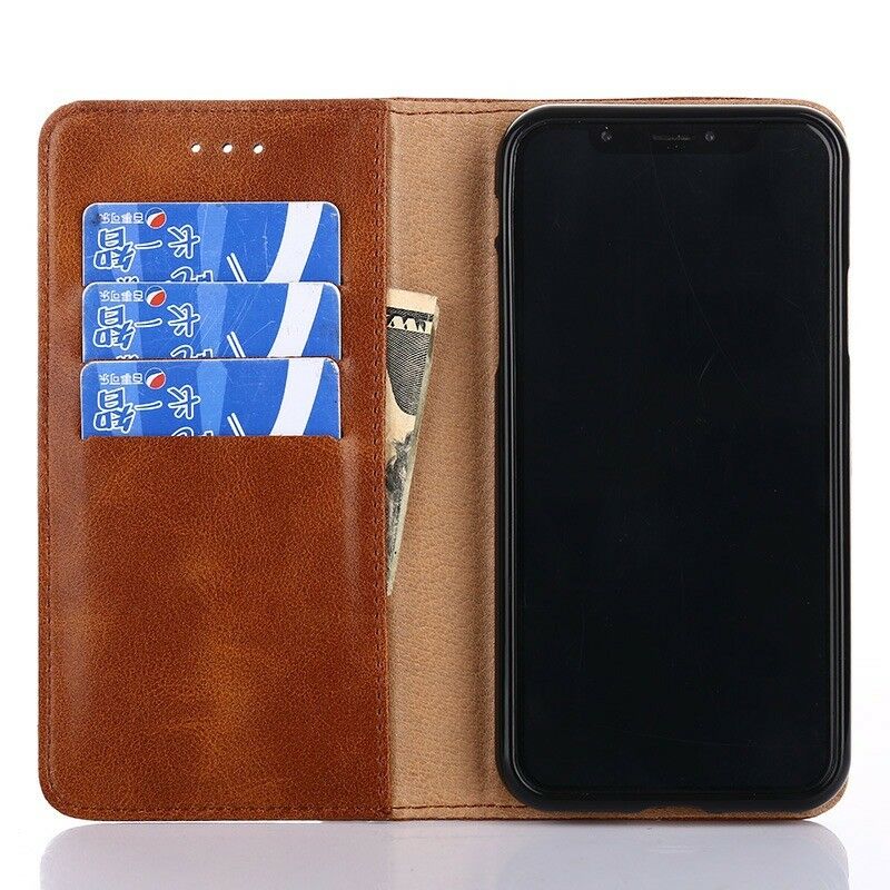 Luxury Leather Wallet case cover for LG G7 ThinQ