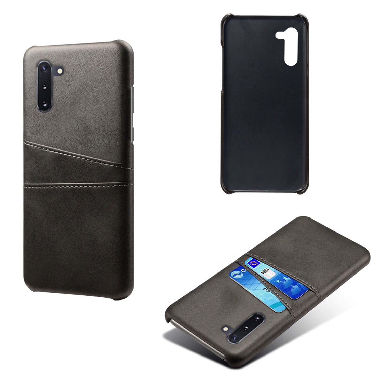 For Samsung Galaxy Note 10 Plus 5G Leather Cards Wallet Case Cover