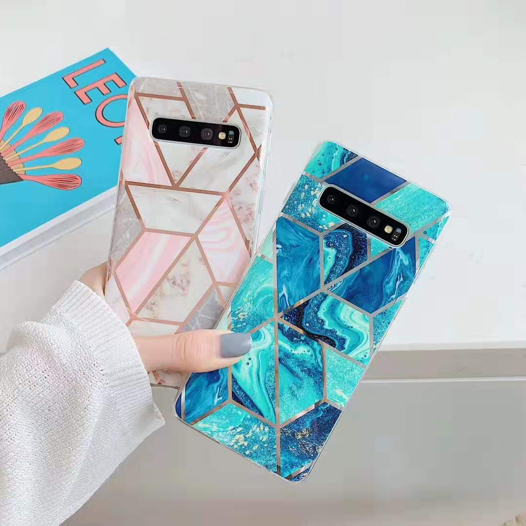 Samsung Galaxy S10 Marble Silicone TPU Soft Back Case Cover