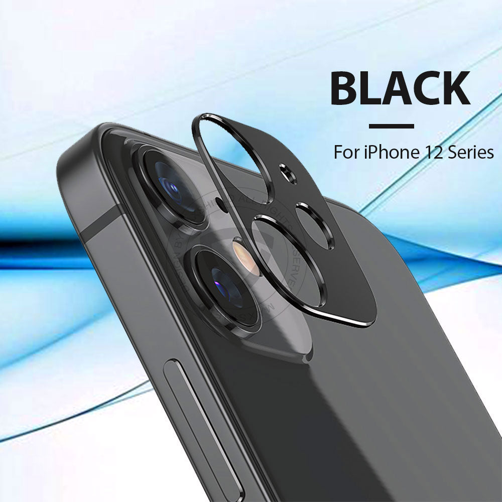 For Apple iPhone 12 Camera Lens Aluminium Metal Glass Screen Protector