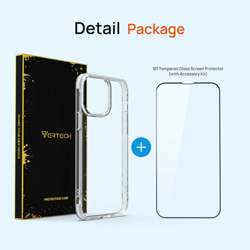VERTECH Clear Case For iPhone 13 Pro Max Mini Heavy Duty Shockproof Slim Cover