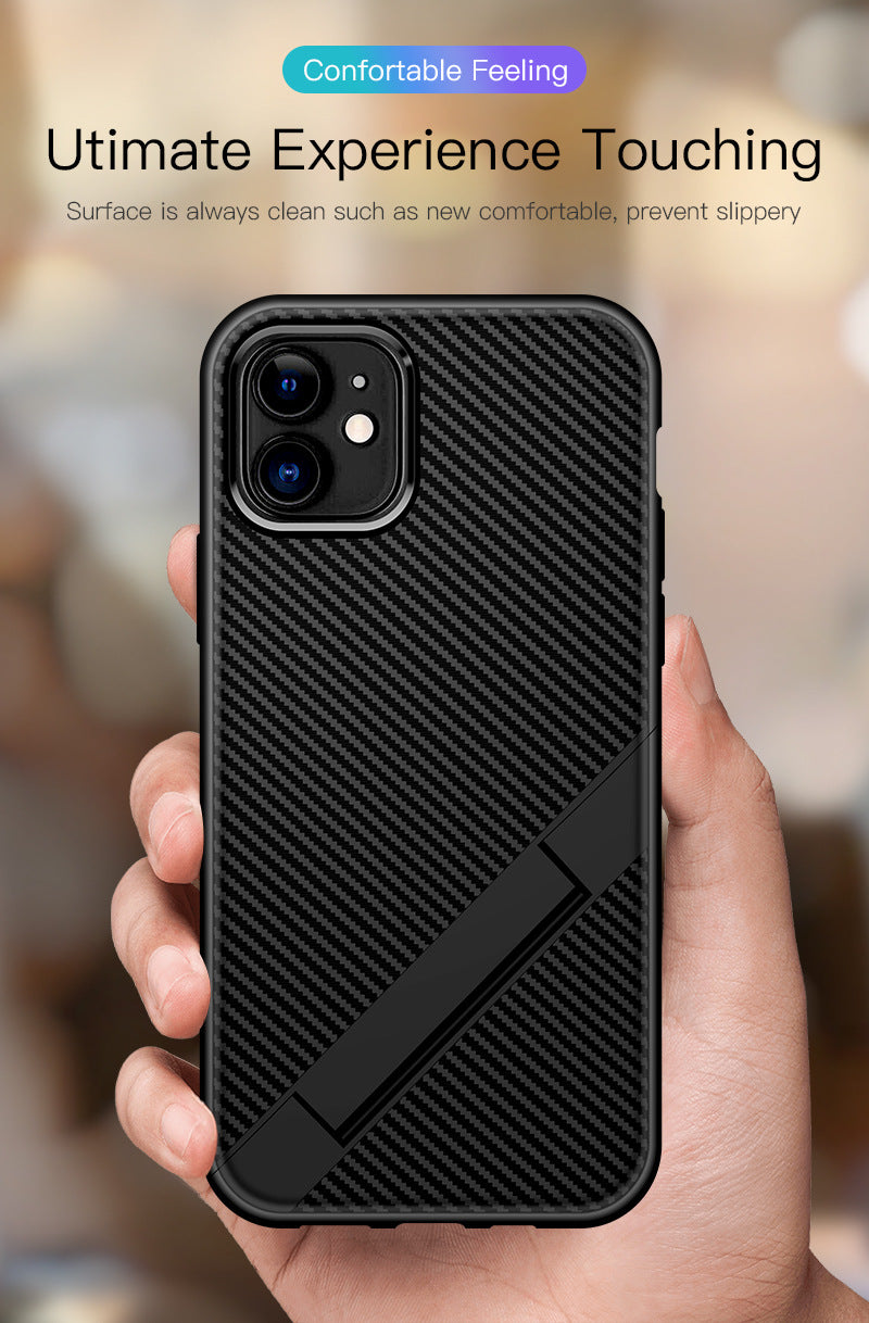 Origami PU Leather Stand Shockproof Sim Case for iPhone XR