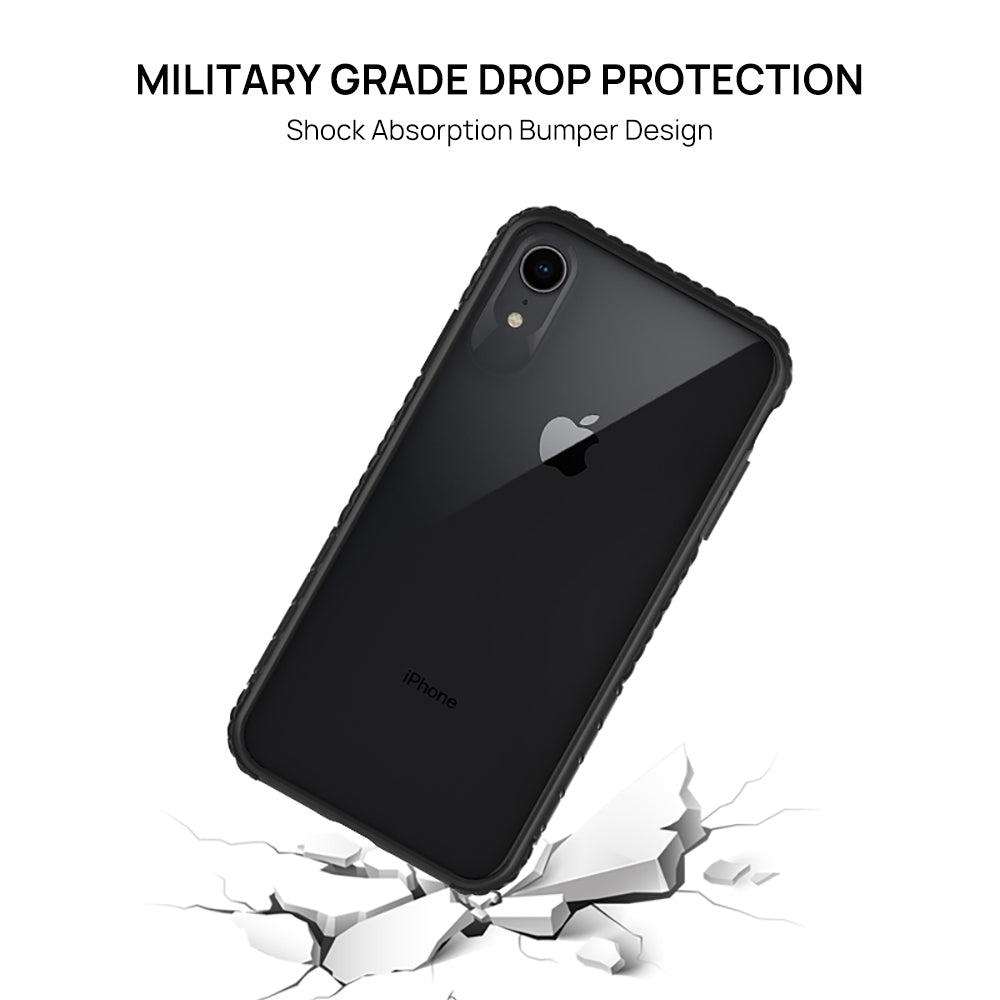iPhone X Case, Heavy Duty Shockproof Slim Clear Protection Cover