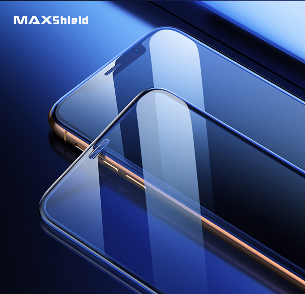 iPhone XS MAX Plus Full Coverage Tempered Glass Screen Protector