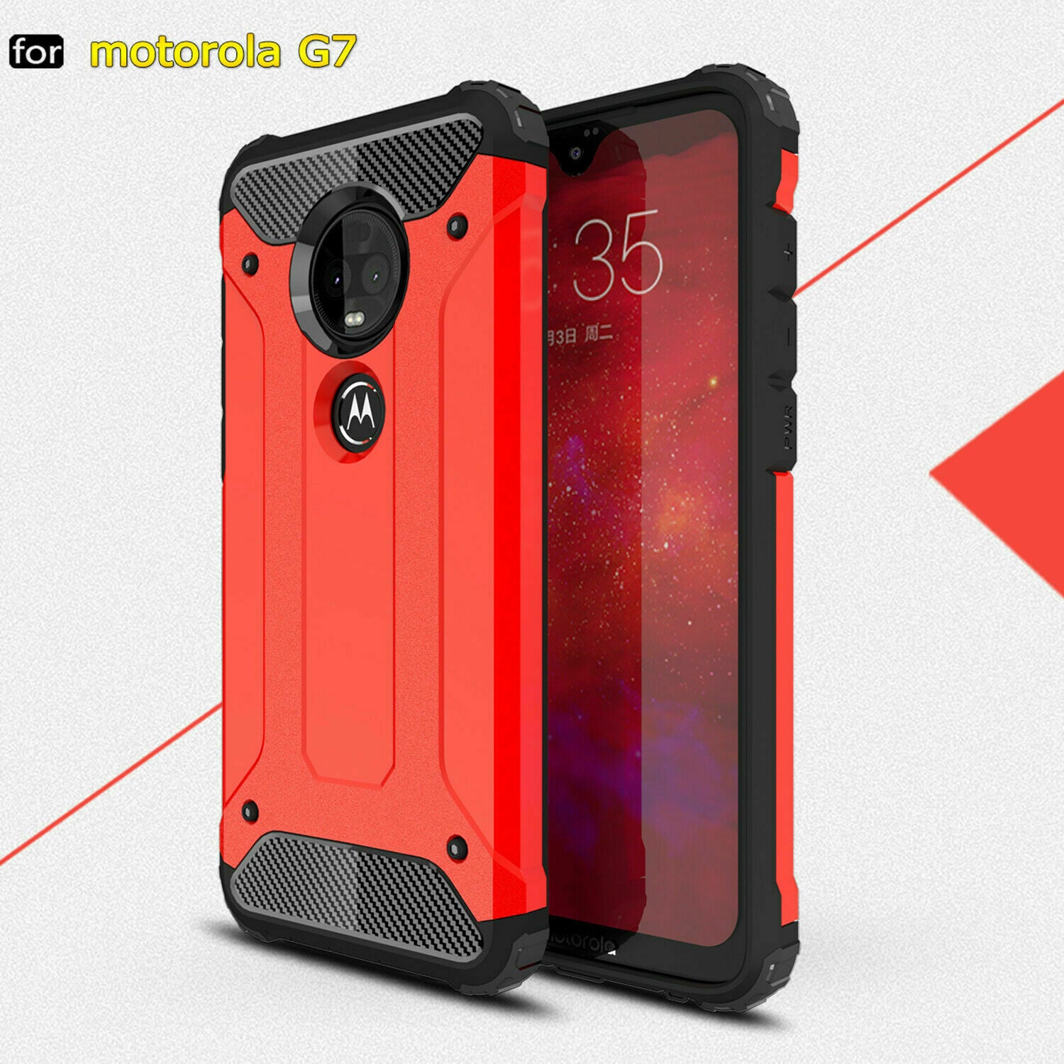 Motorola Moto G5s Case, Rugged Heavy Duty Case Cover