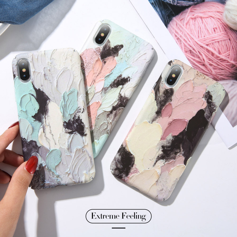 iPhone X Case Pattern Shockproof Thin Soft Silicone Tough Cover