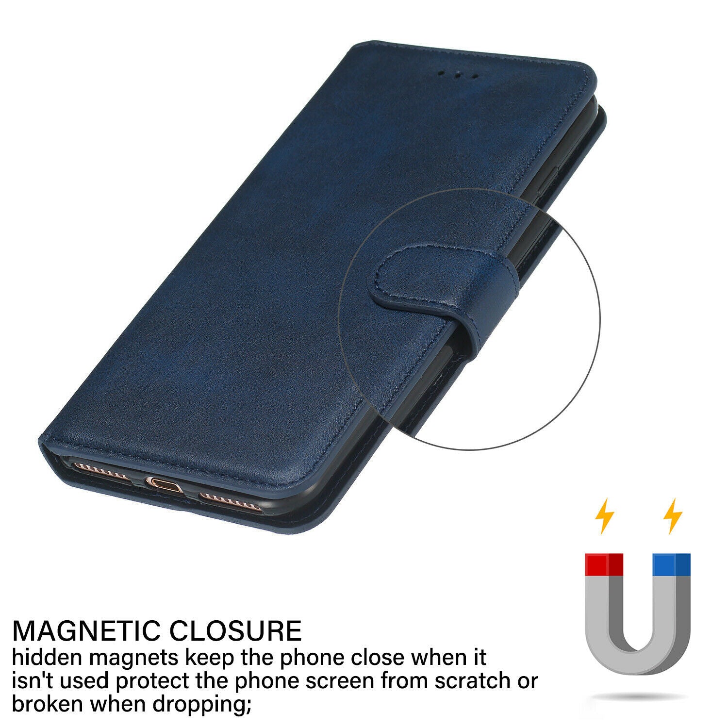 For LG V50 Luxury Wallet Leather Case Card Slots Cover