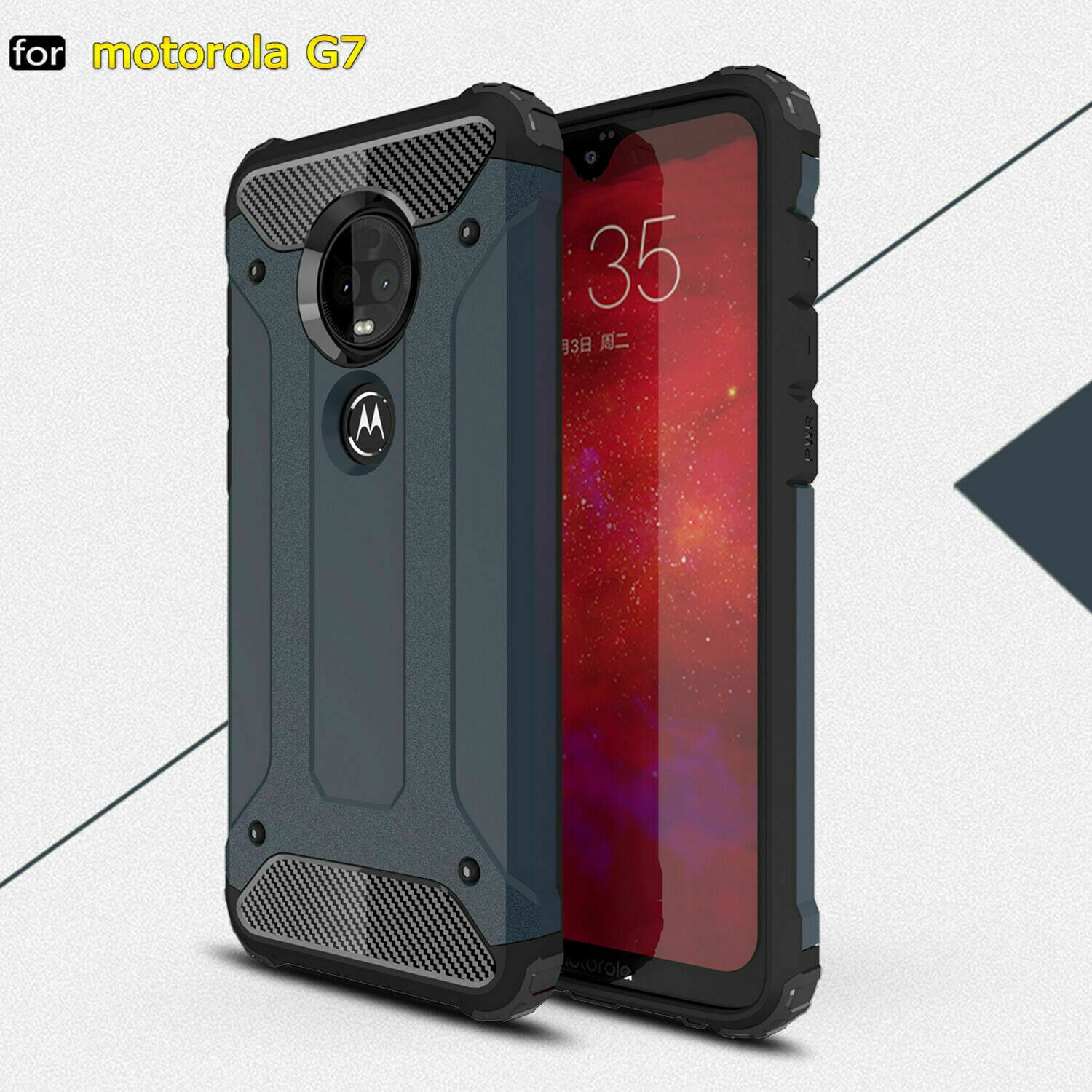Motorola Moto G5s Case, Rugged Heavy Duty Case Cover