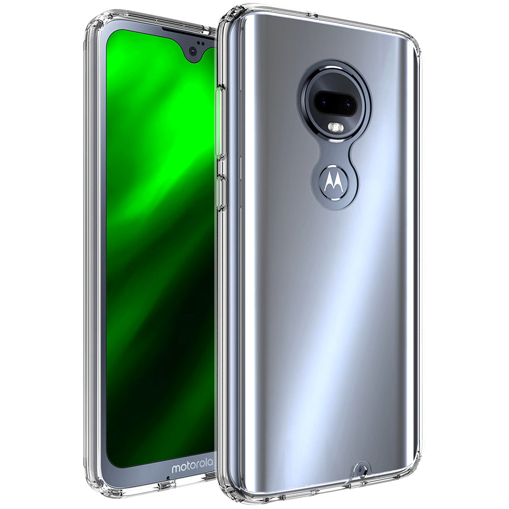 Moto G7 Case, Maxshield Rugged Armor Ultra Clear Cover for Motorola