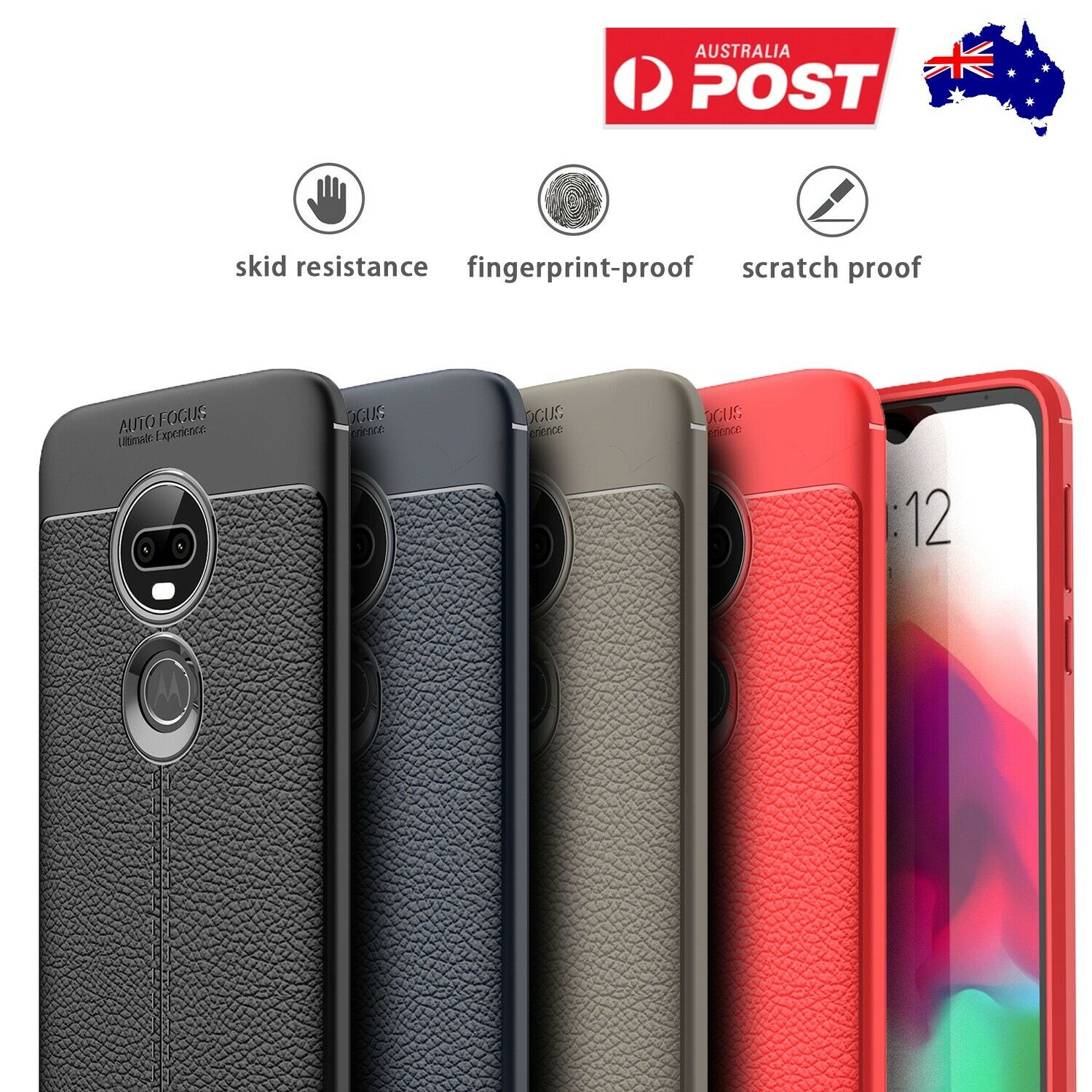 Motorola Moto G5 Plus  Carbon Fiber Case Cover