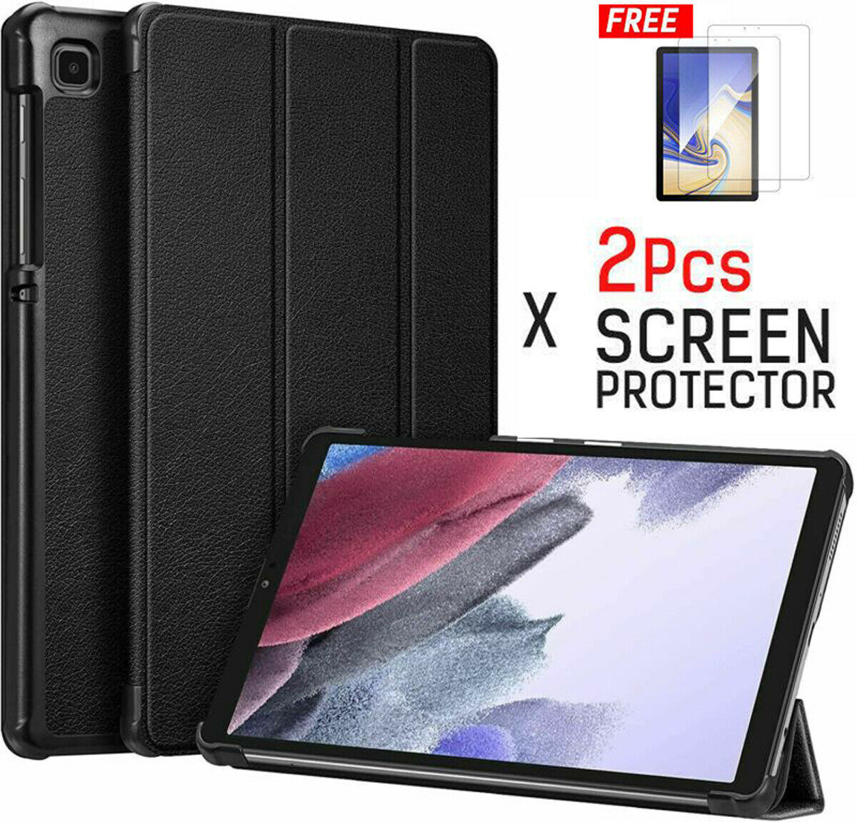 For Samsung Galaxy Tab A7/A7 Lite Folio Leather Magnetic Stand Smart Case Cover