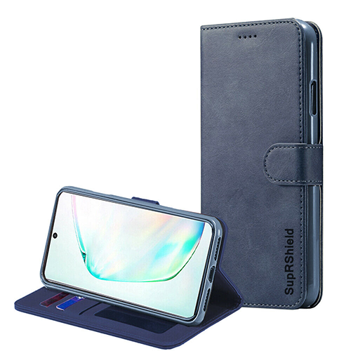 Samsung Galaxy Note 10 Plus Luxury Leather Wallet Flip Case Cover