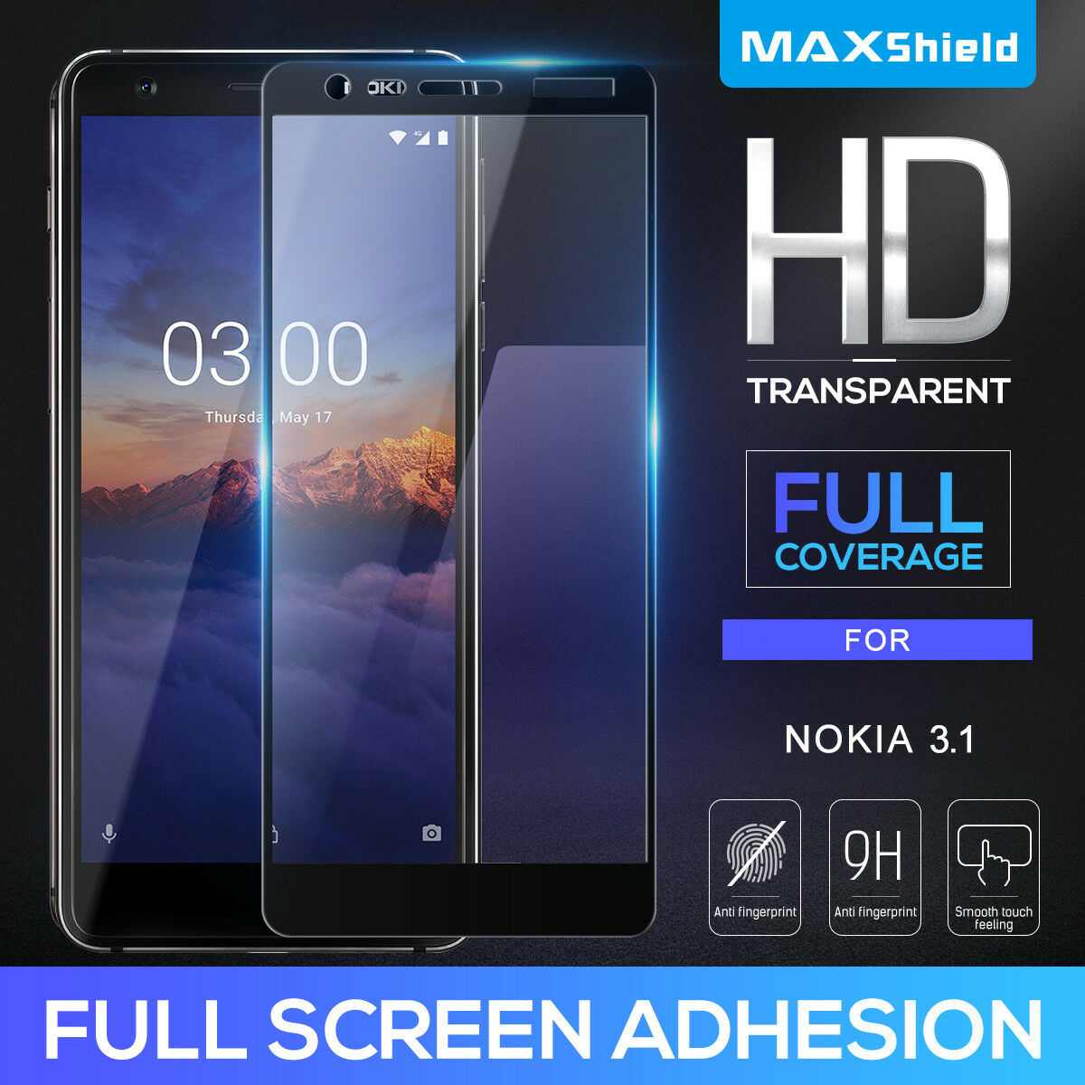 For Nokia 7.2 Full Coverage Tempered Glass Screen Protector